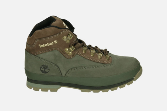 Timberland Euro Hiker Mid Boot Dark Green Nubuck TB0A5ZHH Men - Gently Used main image 4